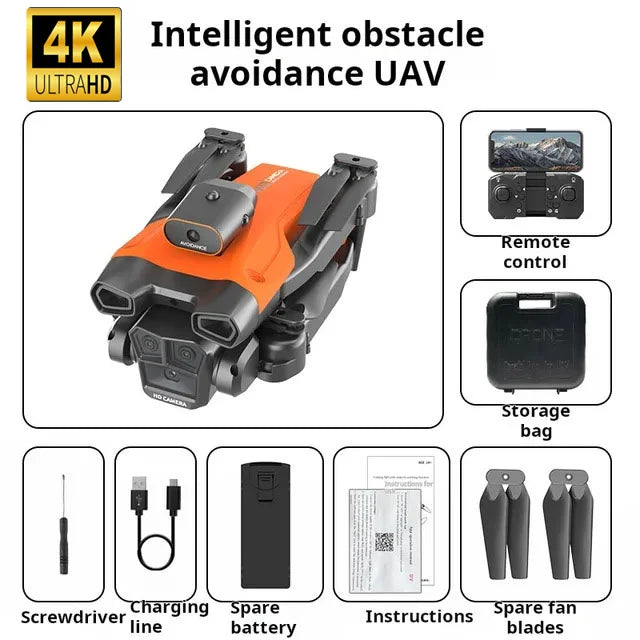 ✨Drone with 4K Camera Suitable for Adults, HS175D Remote Control Quadcopter with Auto Return